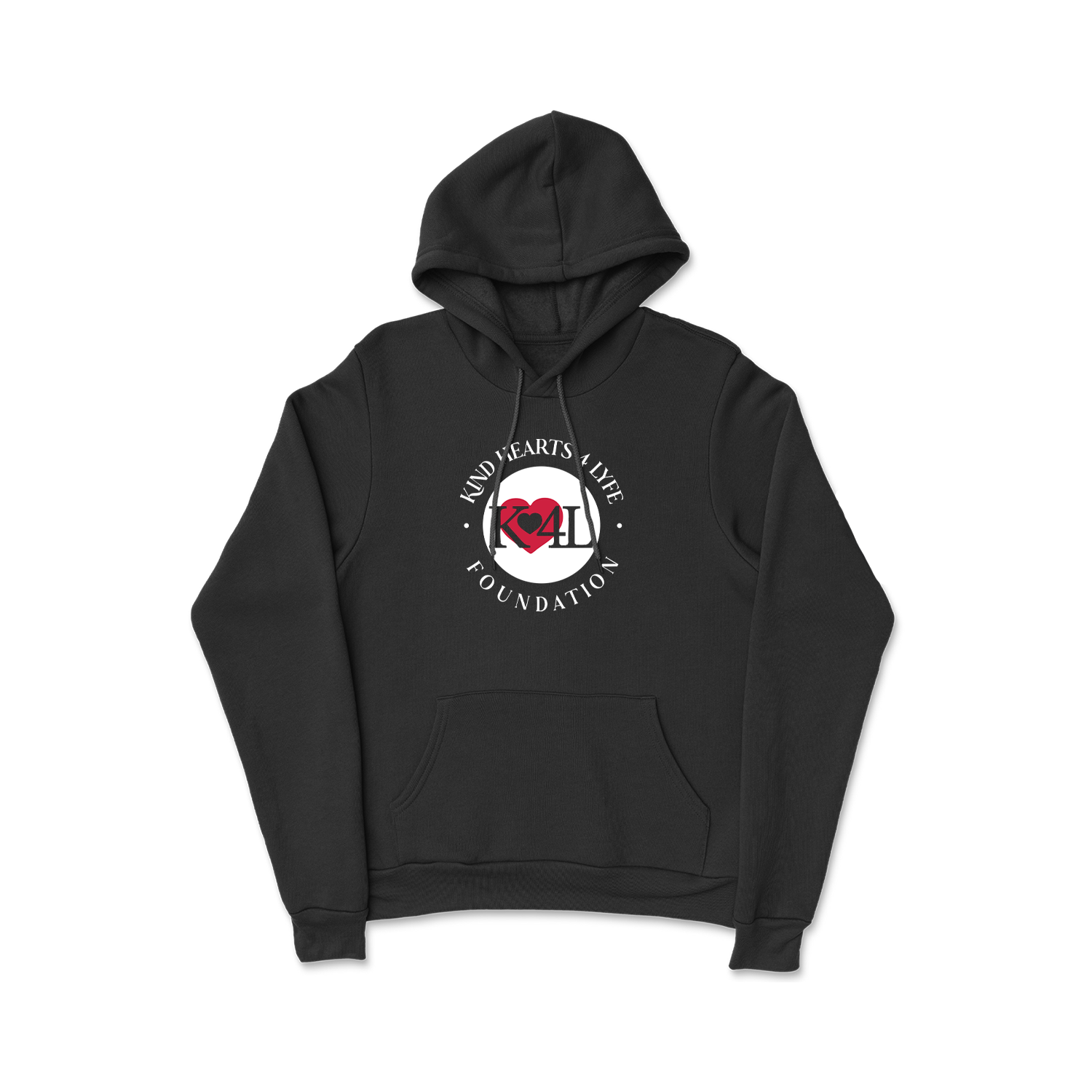Kind Hearts 4 Lyfe Hoodie in Black