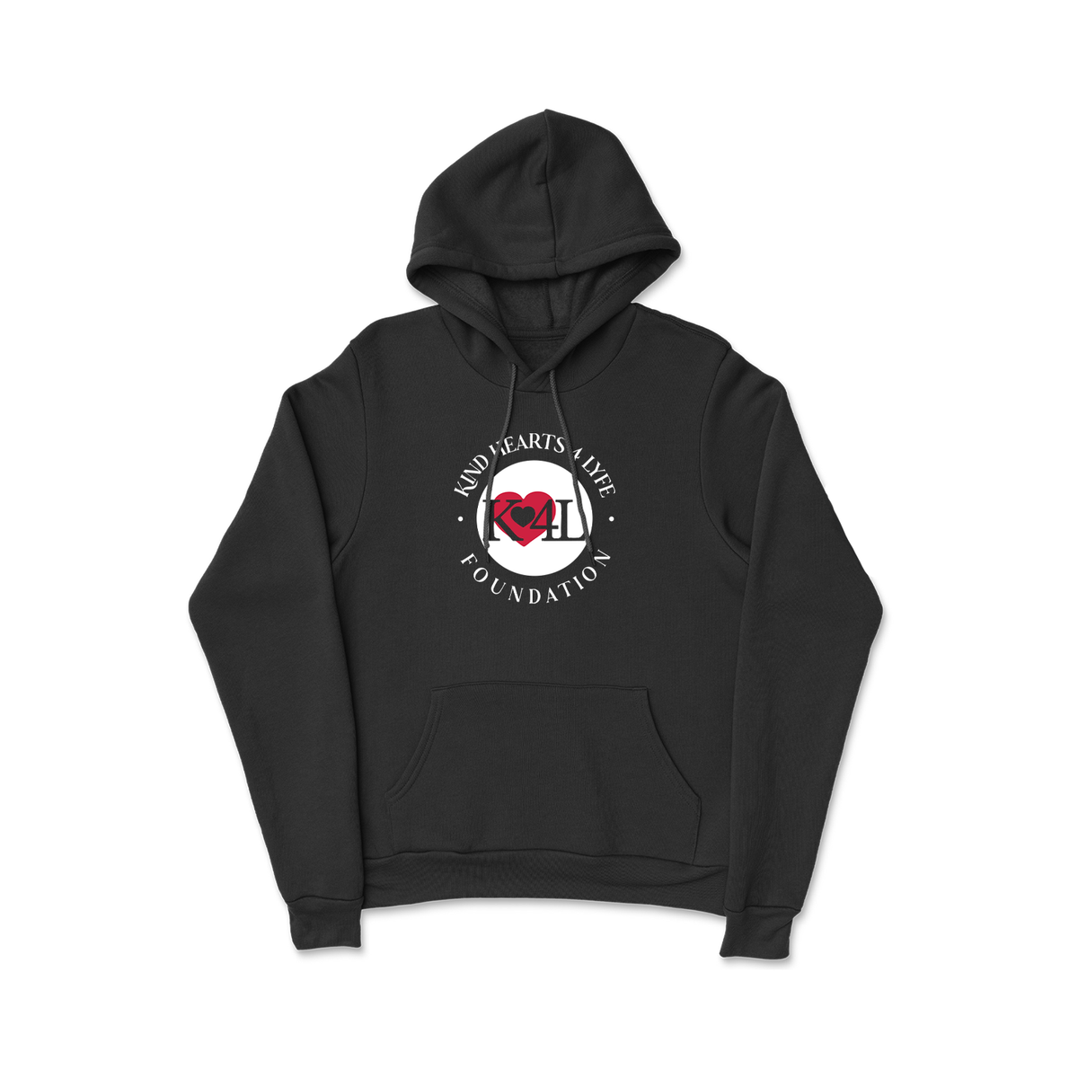 Kind Hearts 4 Lyfe Hoodie in Black
