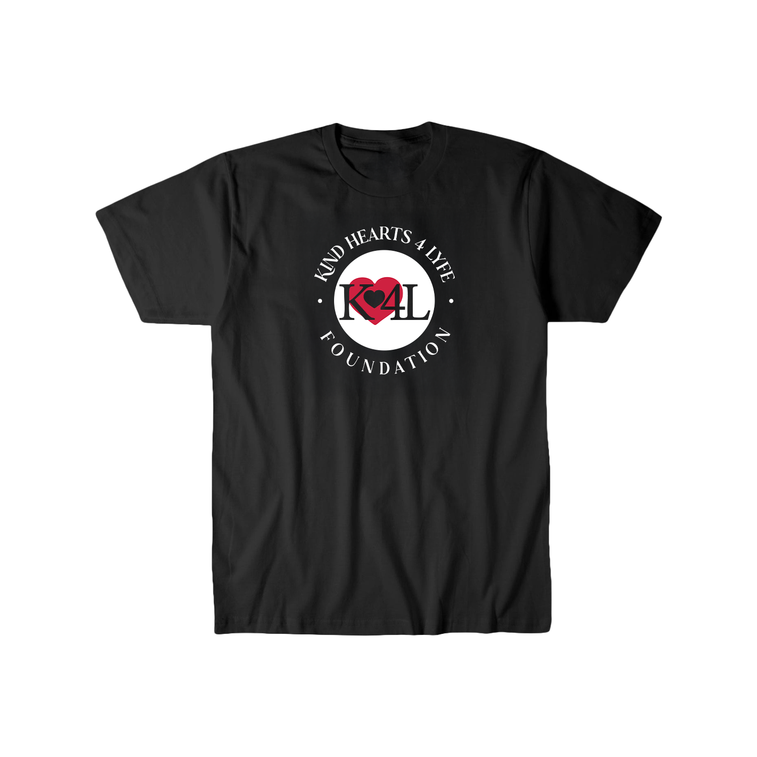 KH4L Foundation Logo Tee in Black